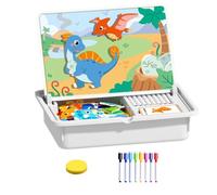 Giochi Magnetici Volto,Puzzle Apprendimento Prescolare Doppia Faccia - Giochi di Abbinamento con Vestiti per Volti Magnetici,per Viaggi Asilo Scuola Materna Vacanze Natale Capodanno