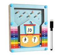 Giochi Matematici per Bambini,Giocattoli Educativi Con Perline Interattive - Giocattolo Educativo Con E Perline Per Attività Di Apprendimento A Casa Scuola Viaggio Asilo