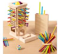 Giochi Montessori per Bambini 3-6 Anni Gioco da Tavolo in Legno con 40