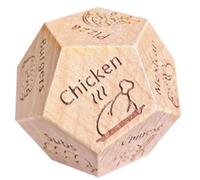 Giochi notturni con dadi decisionali alimentari, Dadi decisionali | Gioco di dadi alimentari in legno a 12 lati, Gioco di coppie creative, Set di giochi di dadi decisionali sulle relazioni, Decider di