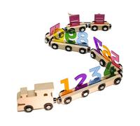 Giochi,Numeri Magnetici in Legno - Set di Gioco Ferroviario per Bambini - per Bambine Compleanno Natale Capodanno Prescolare