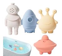 Giochi Per Bagnetto Bambini - Giocattoli per Bagnetto a Tema Spaziale,Accessori Scomponibili Con Design Sensoriale Per Spiaggia Piscina Viaggi Compleanni Pasqua