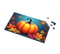 Giochi per bambini 8-12 autunno raccolta zucca con foglie colorate puzzle immagine Eurographics puzzle 1000 pezzi Toddler Puzzle (1000 pezzi)