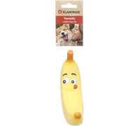 giochi per cani - banana Fruco gialla - lattice resistente con squeaker - gioco interattivo per cani - 4,7x8,5x16,5cm