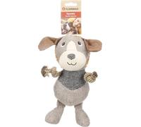 giochi per cani - cane Libar marrone - tessuto resistente con squeaker - gioco per cani attivi - 22x8,5x27cm