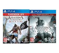 Giochi per Console Ubisoft Assassin's Creed Black Flag (PLAYSTATION HITS)+Assassin's Creed III Liberation Remastered - PlayStation 4