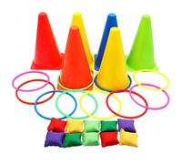 Giochi per Feste per Bambini all'Aperto Interazione Genitore-Figlio | di Lancio e Tiro all'Aperto per Prati Cortili Parchi Spiagge Campeggi Ritrovi