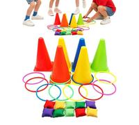 Giochi per Feste per Bambini Interazione Genitore-Figlio con Secchio a | Set Giochi Carnevale per Campeggi Riunioni Giardini Parchi Spiagge