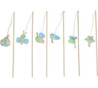 Giochi per gatti - Buzz canna da pesca - Diversi colori - Assortimento - Per il gioco interattivo - Flamingo