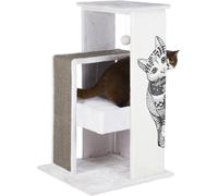 Giochi per gatti Maria 101 cm bianco/grigio