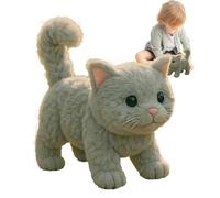 Giochi per Gattini per Bambine,Peluche Elettrico A Forma Di Gatto - Giocattoli Interattivi per Casa, Ufficio, Famiglia, San, Festa della Mamma e Ringraziamento