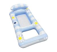 Giochi per Piscina | Sedia Gonfiabile con Supporto Ergonomico,Cuscino Integrato per Lettino e Divano da Lago Fiume Spiaggia Viaggi in Barca e Relax