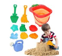 Giochi per Sabbia | Set Secchiello Spiaggia Con Pala,Set Gioco Estivo Per Bambini Attività All’Aperto Giardino e Piscina