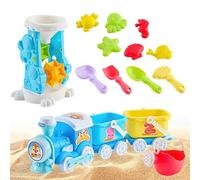 Giochi per Sabbiera | Stampo da spiaggia da 15 pezzi | Giochi In Sabbiera,Per Giardino Cortile Lago Piscina All'Aperto Viaggio Età Di 1 Anno E Più Bambini E Bambine