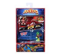 Giochi Preziosi Akedo Axel VS Epic Miss Slither, Set di Gioco Completo per Iniziare la Battaglia, 2 Guerrieri Akedo e 2 Controller Inclusi, per Bambini a Partire da 6 Anni, AKE01400, Multicolore
