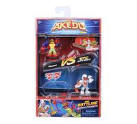 Giochi Preziosi Akedo Tail Whip VS Epic White Wraith, Set di Gioco Completo per Iniziare la Battaglia, 2 Guerrieri Akedo e 2 Controller Inclusi, per Bambini a Partire da 6 Anni, AKE01500, multi