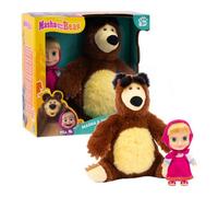 Giochi Preziosi Bambola con peluche 20 cm (12cm) MASHA E ORSO MHA21000