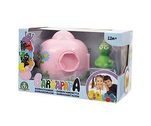 Giochi Preziosi Barbapapà - Barbacameretta, Barbalalla Mini Personaggio 8 cm con la Sua Cameretta Rosa, collezionale Tutte, per Bambini a Partire dai 12 Mesi, BAP01300
