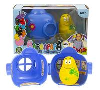 Giochi Preziosi Barbapapa- Barpapapà-Casetta Blue di Barbazoo con Dipinto Floreale Esterno Porta E Finestra Apribili, Decorata all'Interno con Stikers, BAP42200