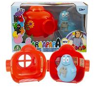 Giochi Preziosi Barbapapa- Barpapapà-Casetta Rossa di Barbabravo con Dipinto Floreale Esterno Porta E Finestra Apribili, Decorata all'Interno con Stikers, BAP42400