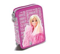 Giochi Preziosi Barbie Astuccio Scuola 3 Zip Completo 13x19x6 cm