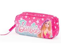 Giochi Preziosi Barbie - Maxi Bustina Portapenne Scuola Barbie, 2 Zip, Capienti