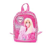 Giochi Preziosi Barbie - Zainetto Asilo Con Ampio Comparto Centrale, Tirazip Personalizzato, Spallacci Imbottiti E Maniglia Dim. 25,5 X 34,5X11,5 Cm