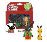 Giochi Preziosi Bing - Coppia di mini personaggi, Bing che saluta e Flop che sorride, adatti per le mani dei più piccoli, per bambini a partire dai 18 mesi, BNG10Z01