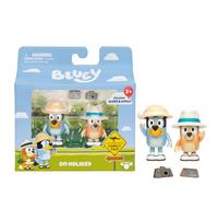 Giochi Preziosi - Bluey E Bingo Articolati, Personaggi Alti Tra I 5 E 7 Cm Con Accessori, Tema Viaggi In Famiglia, Per Bambini A Partire Dai 3 Anni