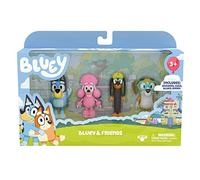 Giochi Preziosi BlueY Friends Pack, Set di 4 personaggi articolati e gli amici Snickers, Honey e Coco, come visto in TV, per bambini dai 3 anni, BLY01200, multicolore
