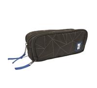 GIOCHI PREZIOSI SCUOLA ASTUCCIO/BUSTINA OVALE 3 zip Wayout smart23 nero + blu