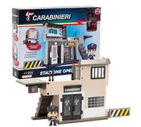 Giochi Preziosi Carabinieri - Set Della Stazione Operativa Dei Carabinieri su 2 Livelli E Tante Aree Gioco, Include Action Hero Carabiniere Da 7 Cm, Per Bambini A Partire Dai 4 Anni