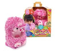 Giochi Preziosi Curlimals Bibi Coniglio Rosa, Pupazzo Peluche Interattivo, Morbido e Colorato per Stimolare la Curiosità dei Bambini, Peluche Adorabile fa Versetti e Si Rannicchia