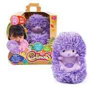 Giochi Preziosi Curlimals Higge Riccio Viola, Pupazzo Peluche Interattivo, Morbido e Colorato per Stimolare la Curiosità dei Bambini, Peluche Adorabile fa Versetti e Si Rannicchia