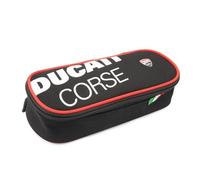Giochi Preziosi - Ducati Astuccio Ovale - Porta Penne Scuola con Divisorio Interno ed Elastici, Design Ufficiale Ducati Corse