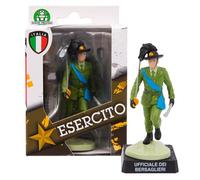 Giochi Preziosi Esercito Italiano - Personaggio Da 8 Cm Rappresentante Ufficiale Dei Bersaglieri Altamente Dettagliato Nell'Uniforme E Nella Divisione, Per Bambini A Partire Dai 3 Anni, Eer20B00