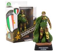 Giochi Preziosi Esercito Italiano - Personaggio Da 8 Cm Rappresentante Un Paracadutista In Azione Altamente Dettagliato Nell'Uniforme E Nella Divisione, Per Bambini A Partire Dai 3 Anni, Eer20800