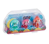 Giochi Preziosi – Set Glimmies Aquaria Blister Triplo con Medusilla, Coralie e Ondina