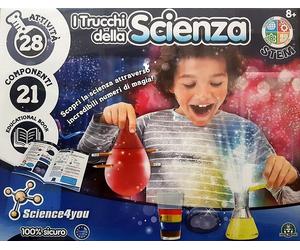 Giochi Preziosi GRCEN02000 Science4you i Trucchi della Scienza 28 Attività