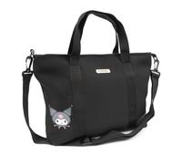 Giochi Preziosi Hello Kitty - Borsa Kuromi Nera In Neoprene, Shopping Bag Con tracolla Staccabile E Manici Spallabili, Chiusura Con Cerniera, Dim 30x35x10