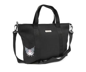 Giochi Preziosi Hello Kitty - Borsa Kuromi Nera In Neoprene, Shopping Bag Con tracolla Staccabile E Manici Spallabili, Chiusura Con Cerniera, Dim 30x35x10