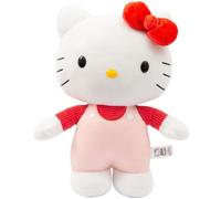 Giochi Preziosi Hello Kitty Peluche Morbido 30 cm con Gonna in Jeans Fiocco Rosa