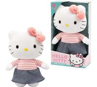 Giochi Preziosi Hello Kitty Peluche Morbido Cm 30 Con Gonna In Denim Hkt13100