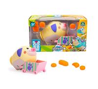 Giochi Preziosi Hop Hop Puppy Shop&Go Maialino, Animali Giocattolo per Bambini, Ideale per Regalo Bambina 3 Anni in Su, Cuccioli Energetici con Carrello della Spesa e Loro Cibi Preferiti