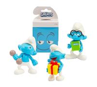 Giochi Preziosi I Puffi - Scatole Contenenti Un Personaggio A Sorpresa Tra Burlone, Quattrocchi E Forzuto Da 7,5 Cm Con Movimento, Per Bambini A Partire Dai 3 Anni
