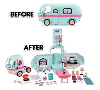Giochi Preziosi L.O.L. Surprise Glamper 2 in 1 Veicolo con 55 Sorprese