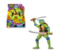 Giochi Preziosi - Leonardo Tartarughe Ninja Caos Mutante, Leonardo Gigante in versione Action Figure Articolata da 30 cm, Personaggio con Armi da Combattimento, Per Bambini dai 4 anni