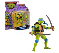Giochi Preziosi - Leonardo Tartarughe Ninja Caos Mutante, Leonardo in versione Action Figure Base Articolata da 12 cm, Personaggio con Armi da Combattimento, Per Bambini dai 4 anni