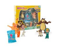 Giochi Preziosi Masha E Orso Set 6 Personaggi 5-7 Cm con 1 Esclusivo A Sorpresa
