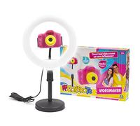 Giochi Preziosi Me Contro Te Studio Maker, Macchina Fotografica Digitale Bambini con Treppiedi Altezza Regolabile, Per Bambini 4-8 Anni, Schermo a Colori 2", 32G Card, Ricarica Rapida